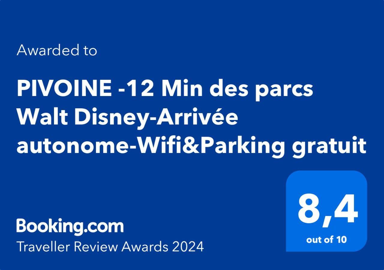 Pivoine -12 Min Des Parcs Walt Disney-Arrivee Autonome-Wifi&Parking Gratuit Montévrain Eksteriør billede